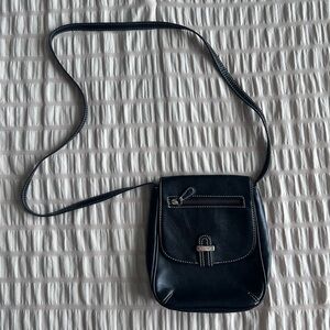 Nine West Black Small Crossbody Bag with Button Clasp